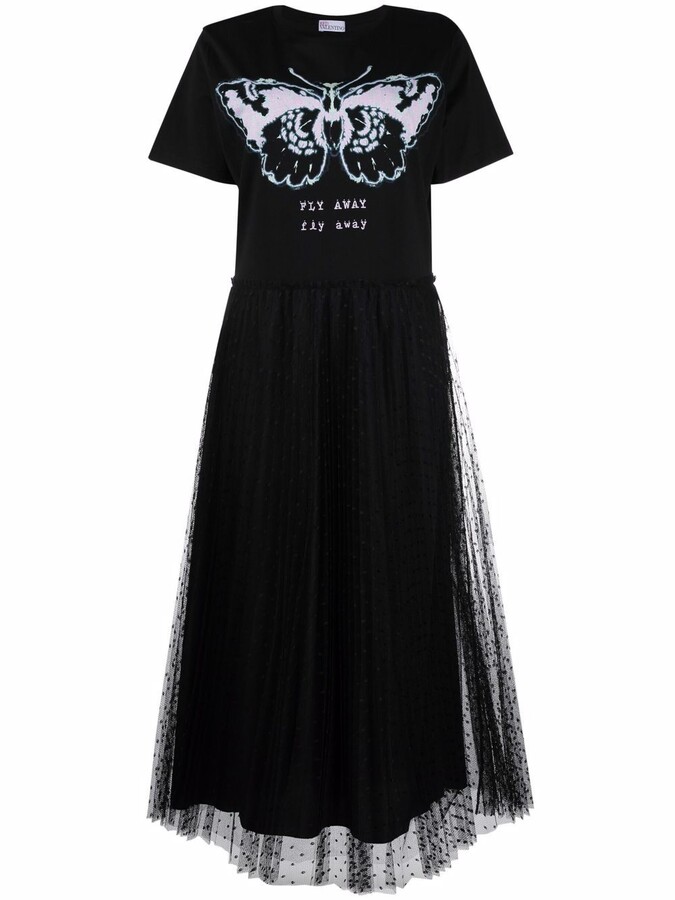 Short Sleeve Black Wrap Dress | Shop the world's largest 