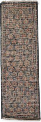 TJMAXX 2X8 Wool Palace Floral Fine Hand Knotted Runner