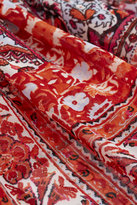 Thumbnail for your product : Wallis Red Cold Shoulder Printed Top