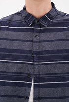 Thumbnail for your product : 21men 21 MEN Multi-Stripe Collared Shirt