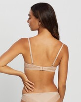 Thumbnail for your product : Calvin Klein Women's Nude Underwire Bras - Flirty Balconette Bra - Size 12B at The Iconic