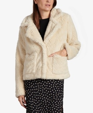 sanctuary teddy bear faux shearling coat