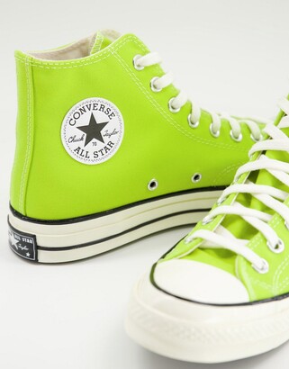 light green sneakers