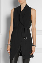 Thumbnail for your product : Helmut Lang Draped stretch-cady vest