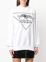 Thumbnail for your product : Krizia logo print sweatshirt