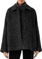 Thumbnail for your product : Eileen Fisher Alpaca-Blend Classic Collar Coat