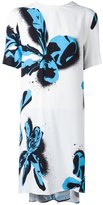 Cédric Charlier - robe courte à fleurs - women - Rayonne - 40