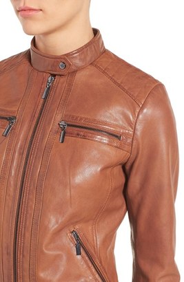 Bernardo Women's Leather Moto Jacket