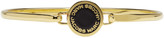 Marc Jacobs - Bracelet à disque à logo en émail doré Hinge