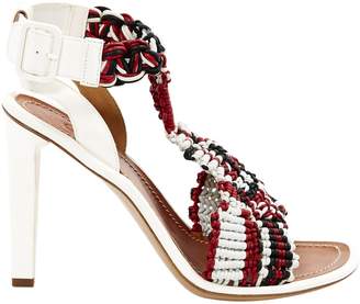 Chloé White Leather Sandals