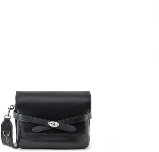 Mulberry Belted Bayswater Satchel Black High Shine Leather