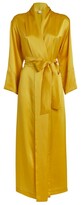 Thumbnail for your product : Loretta Caponi Silk Long Robe