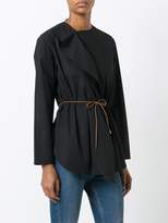 Thumbnail for your product : Fabiana Filippi belted wrap shirt