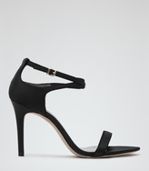 Thumbnail for your product : Reiss Gelda STRAPPY PIPED SANDALS BLACK