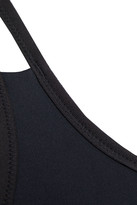 Thumbnail for your product : Calvin Klein Performance Monogram-trimmed Stretch Sports Bra