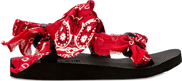 Arizona Love 25mm Trekky Chou bandana-print sandals