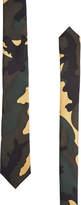 Thumbnail for your product : Valentino Camouflage Printed Silk Tie