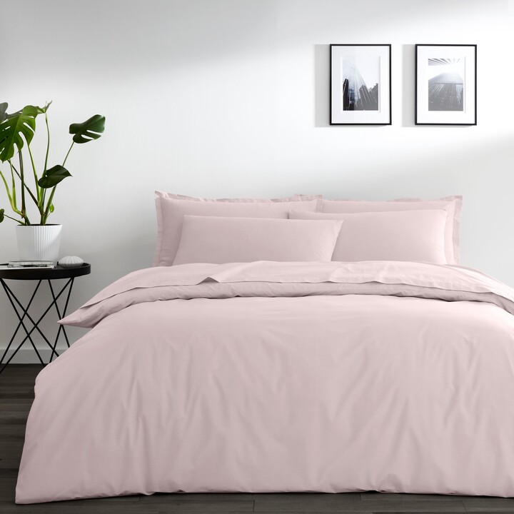 Dunelm Pure Cotton Duvet Cover Pink ShopStyle