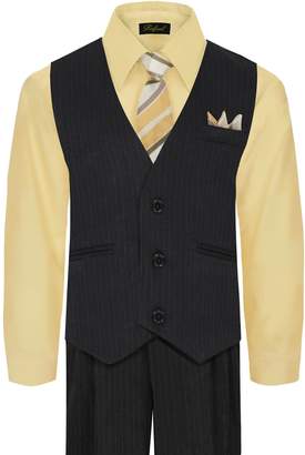 Rafael Boy's Vest and Pant Set, Includes Shirt, Tie and Hanky