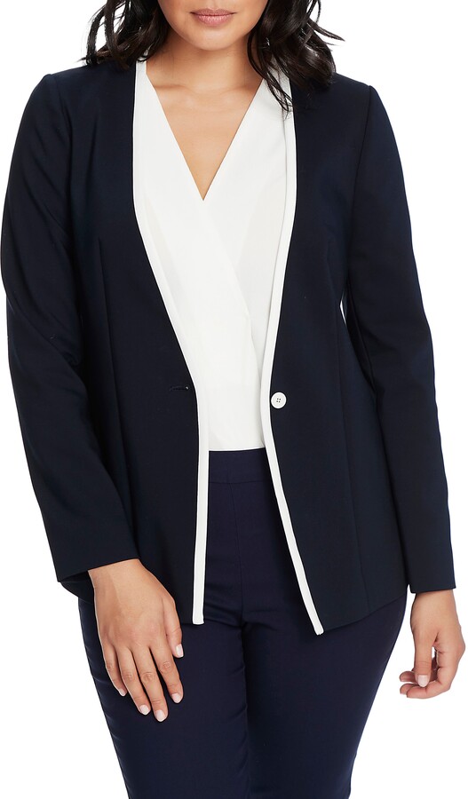 navy blue dress jacket womens
