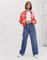 Thumbnail for your product : Tommy Jeans summer floral print bomber jacket