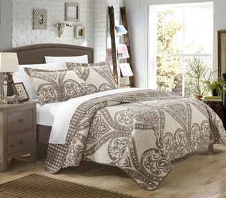 Chic Home Napoli 3 Piece King Quilt Set Bedding