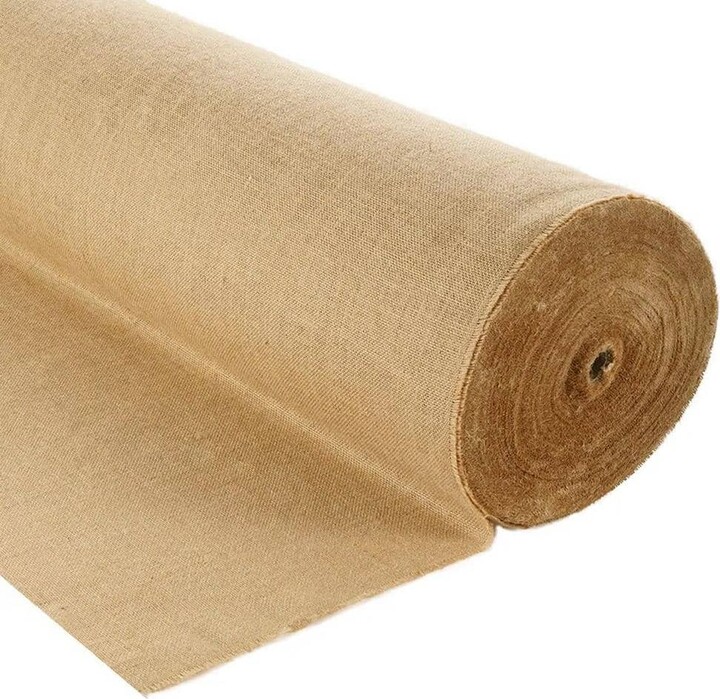 ATENGNES 40 in. x 300 ft. Gardening Natural Burlap Roll Tree Wrap Burlap Rustic Party Decor Landscape Weed Barrier Fabric
