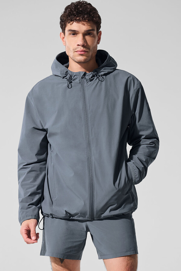 Alo | Performance On-The-Go Jacket in Steel Grey, Size: XL