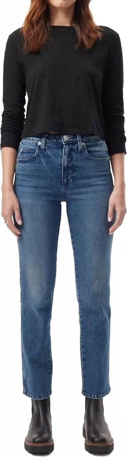 Amo Women's Cropped Jeans In True Love