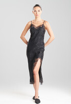 Thumbnail for your product : Natori Kurokawa Jacquard Lace Silk Gown