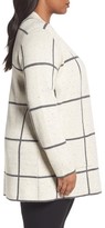 Thumbnail for your product : Eileen Fisher Plus Size Women's Long Check Knit Jacket