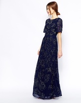 Thumbnail for your product : ASOS Premium Maxi Dress With All Over Floral Embellishment