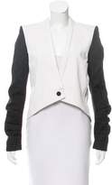 Thumbnail for your product : Helmut Lang Cropped Long Sleeve Blazer w/ Tags