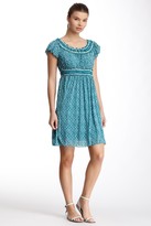 Thumbnail for your product : Max Studio Cap Sleeve Printed Dress