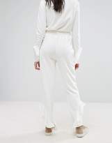 Thumbnail for your product : Daisy Street Lightweight Joggers With Ruffle Trim Leg Co-Ord