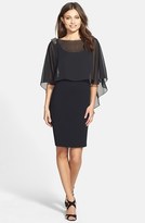 Thumbnail for your product : Xscape Evenings Embellished Chiffon & Crepe Popover Dress
