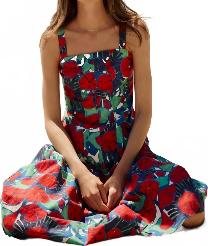 Marie Oliver Dixon Dress In Lilypad