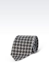 Thumbnail for your product : Giorgio Armani Checked Wool And Silk Tie