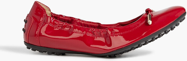 Tod's Dee patent-leather ballet flats