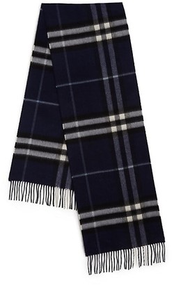 navy burberry scarf