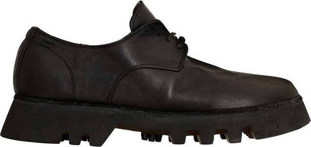 Guidi Chunky Sole Zoomorphic Derby Shoes