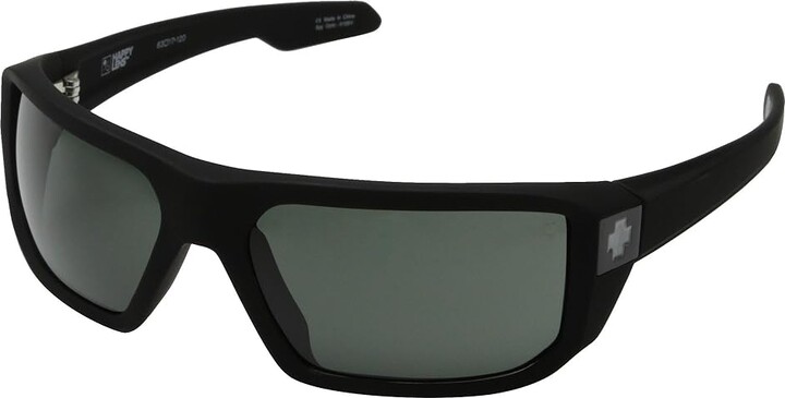 Spy Optic McCoy Sport Sunglasses Soft Matte Black/Happy Gray Green Polycarbonate