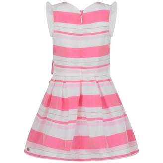 Lili Gaufrette Lili GaufretteGirls Pink Striped Gunda Dress