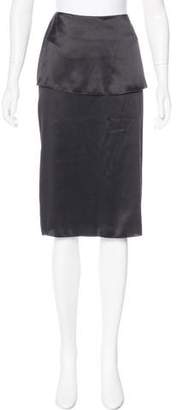 Jenni Kayne Silk Knee-Length Skirt