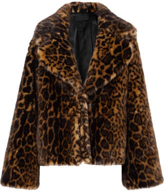 Nili Lotan Sedella Leopard-print Faux Fur Coat - Leopard print