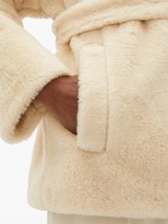 Thumbnail for your product : Max Mara Weekend Ramino Double-breasted Virgin Wool-blend Coat - Ivory