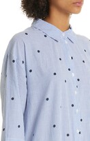 Thumbnail for your product : Masai Copenhagen Nanetti Polka Dot Stripe Cotton Shift Dress