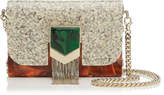 Thumbnail for your product : Jimmy Choo LOCKETT MINAUDIERE/S Natural Mix Stone effect Acrylic Clutch Bag with Tassel Lock
