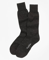Thumbnail for your product : Brooks Brothers Merino Wool Big Dot Crew Socks