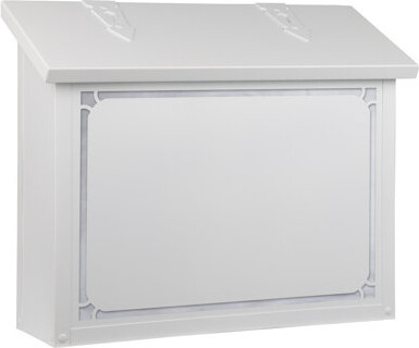 America's Finest Lighting Company Traditional Large Wall Mounted Mailbox With Border-AF-6103-GI